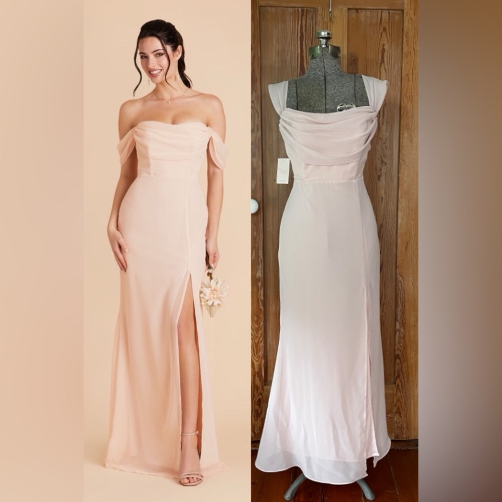 NWT Birdy Grey Mira Covertible Romantic Event Dress in Pale Blush ~ size Medium